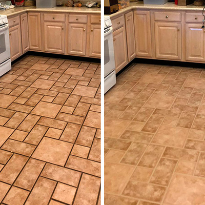 Kitchen Grout Cleaning and Sealing Service