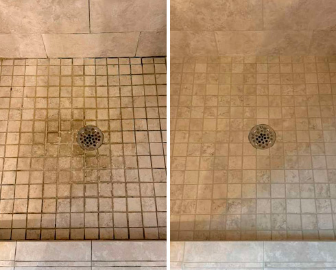 Shower Restored by Our Tile and Grout Cleaners in Mount Pleasant, SC