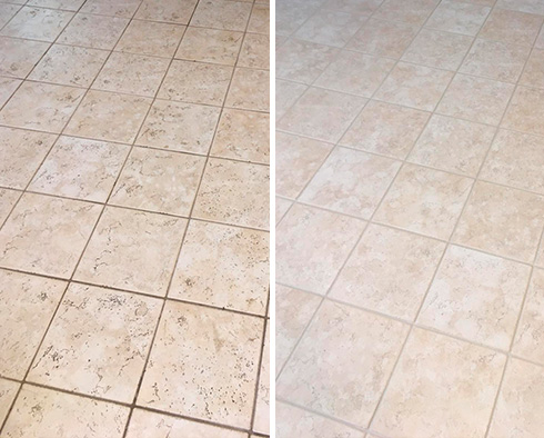 Floor Restored by Our Tile and Grout Cleaners in Kiawah Island, SC