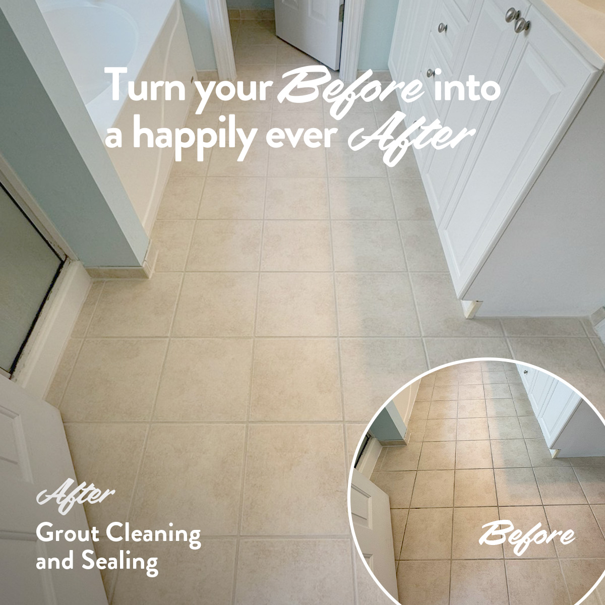 Grout Cleaning and Sealing