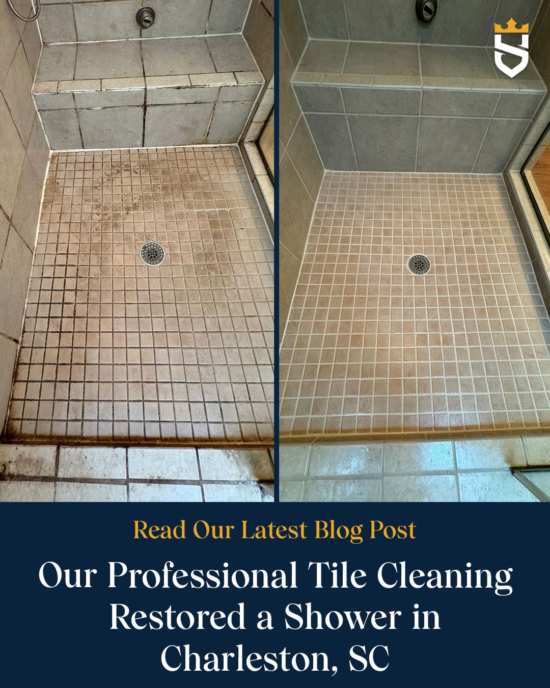 Our Professional Tile Cleaning Restored a Shower in Charleston, SC