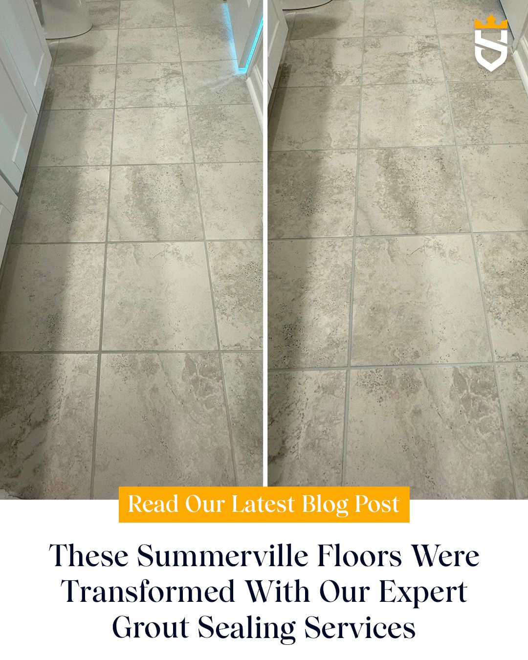 These Summerville Floors Were Transformed With Our Expert Grout Sealing Services